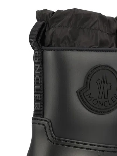 Moncler Kickstream Rubber Wellington Ankle Boots