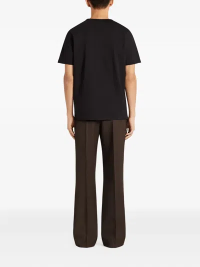 Courrèges Wing-print T-shirt In Black