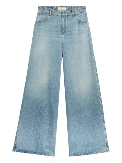 Blumarine Stone-washed Jeans In Blue