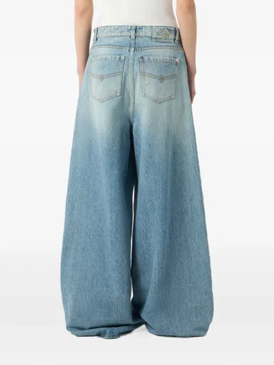 Blumarine Stone-washed Jeans In Blue