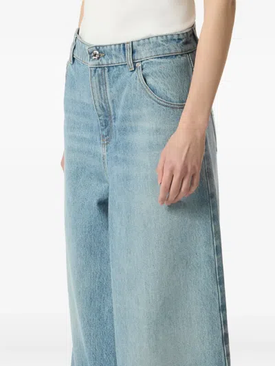 Blumarine Stone-washed Jeans In Blue