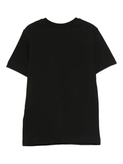 Diesel Distressed-effect Cotton T-shirt In Black