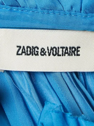 Pre-owned Zadig & Voltaire  Ruffled Satin Trousers Set