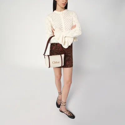 Chloé Carry Bag In Sand Canvas