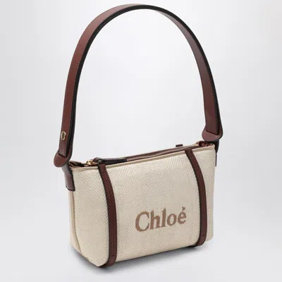 Chloé Carry Bag In Sand Canvas