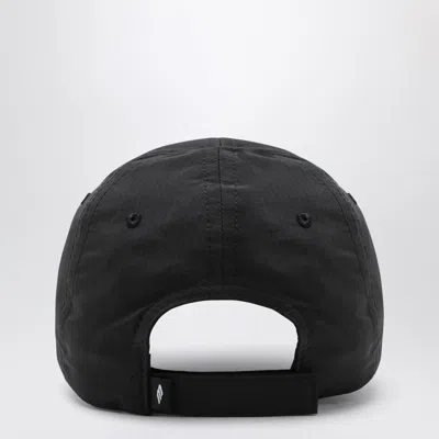 Balenciaga Logo Embroidered Adjustable Baseball Cap In Black
