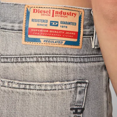 Diesel Flared Jeans 1978 D-akemi In Washed Gray