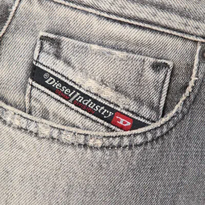 Diesel Flared Jeans 1978 D-akemi In Washed Gray