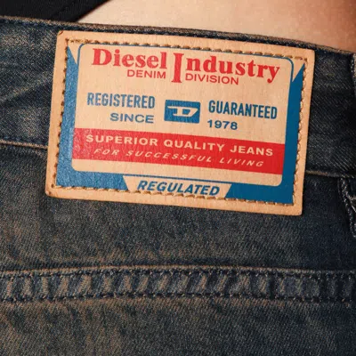 Diesel 1996 D-sire Jeans In Medium Blue With Faded Effect Women In Multi