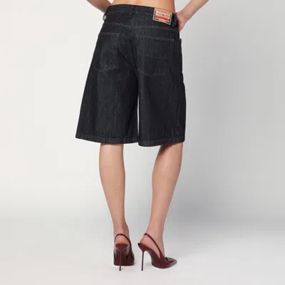Diesel De-sire Bermuda Shorts In Dark Denim Women