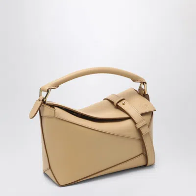 Loewe Puzzle Edge Small Bag Silk Beige