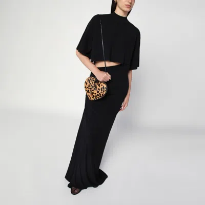 Alaïa Le Coeur Bag In Leopard-print Calf Hair