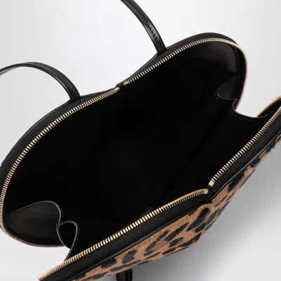 Alaïa Le Coeur Bag In Leopard-print Calf Hair