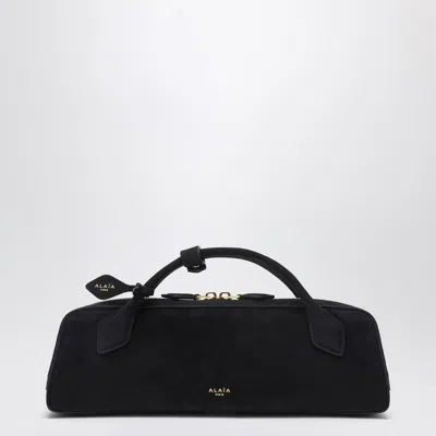 Alaïa Le Teckel Clutch Black In Suede