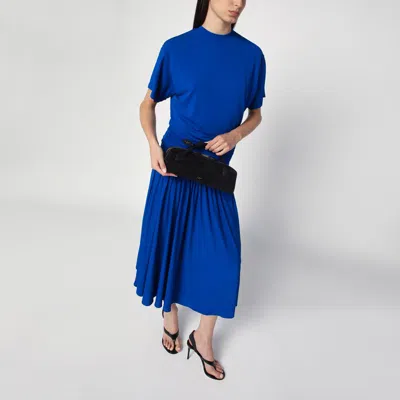 Alaïa Le Teckel Clutch Black In Suede