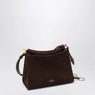 Alaïa Alaia Le Click Small Square Bag Brown Women