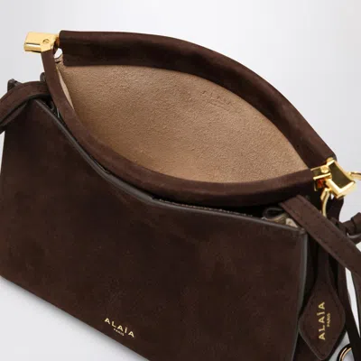 Alaïa Alaia Le Click Small Square Bag Brown Women