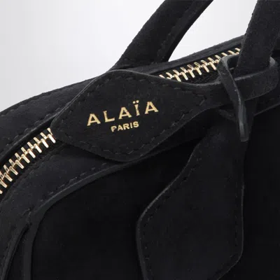 Alaïa Le Teckel Clutch Black In Suede