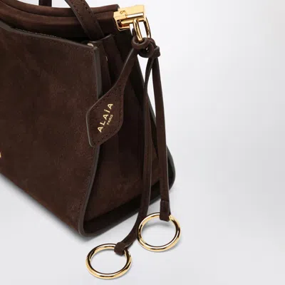 Alaïa Alaia Le Click Small Square Bag Brown Women