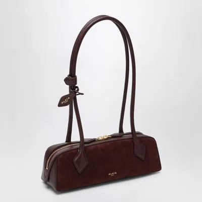 Alaïa Le Teckel Small Bag Dark Bi-material