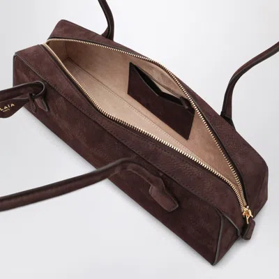 Alaïa Le Teckel Bag Medium Brown In Nubuck