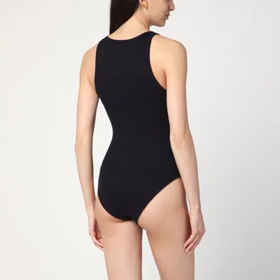 Alaïa Alaia Sleeveless Bodysuit In Ribbed Viscose