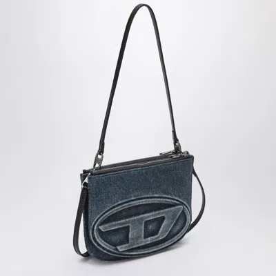 Diesel 1dr Twin Shoulder Bag In Blue Denim Women