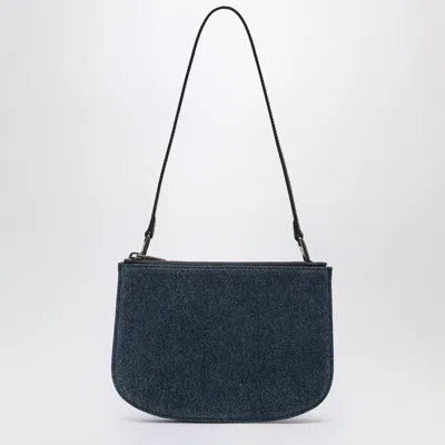 Diesel 1dr Twin Shoulder Bag In Blue Denim Women