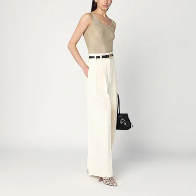 Max Mara Gold Lurex Tank Top