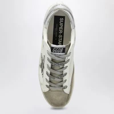 Golden Goose Super-star Sneakers With Zebra Pony Hair Star