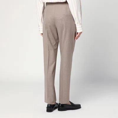 Max Mara Dove Grey Cashmere Trousers