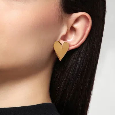 Alaïa Le Coeur Mini Earrings Gold