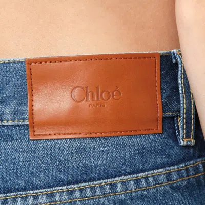 Chloé Flared Blue Jeans