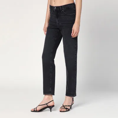 Frame The Pencil Crop High Waist Ankle Slim Straight Leg Jeans