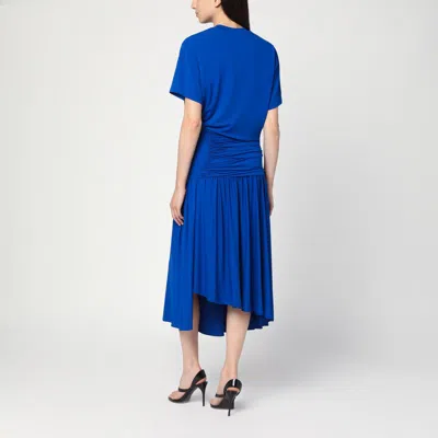 Ferragamo Asymmetric Jersey Midi Dress