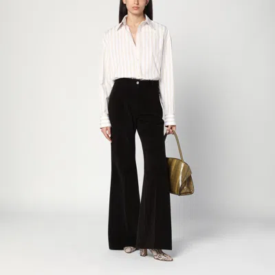 Ferragamo Espresso Flared Pants