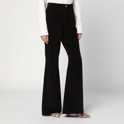 Ferragamo Espresso Flared Pants