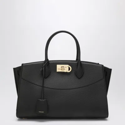 Ferragamo Studio L Bag In Black