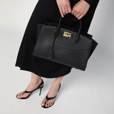 Ferragamo Studio L Bag In Black