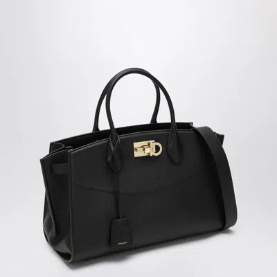 Ferragamo Studio L Bag In Black