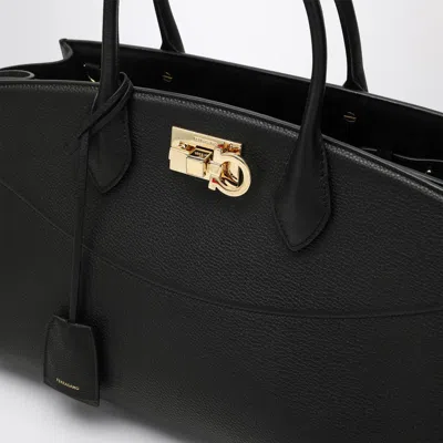 Ferragamo Studio L Bag In Black