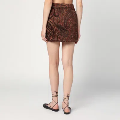 Chloé Mini Skirt With Jacquard Pattern