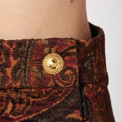 Chloé Mini Skirt With Jacquard Pattern