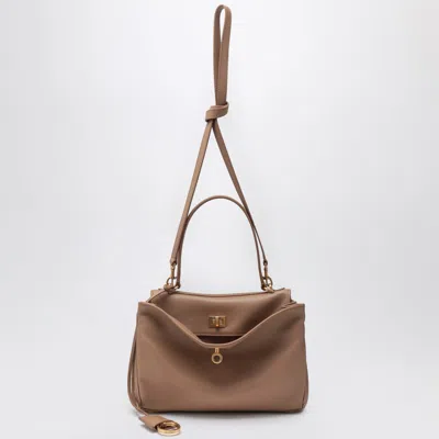 Balenciaga Small Rodeo Bag In Milk-coloured Smooth Leather