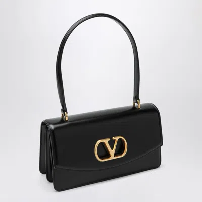 Valentino Vain Bag With Handle In Leather In Black