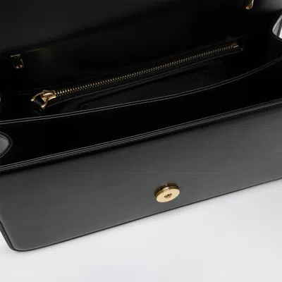 Valentino Vain Bag With Handle In Leather In Black