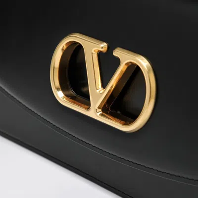 Valentino Vain Bag With Handle In Leather In Black