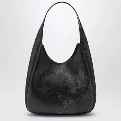 Stella Mccartney Large Hobo Bag With Aged Effect And Logo