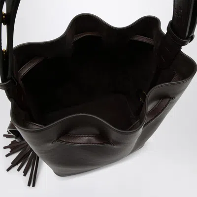 Valentino So Seau Tasseled Leather Bucket Bag