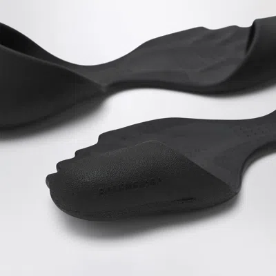 Balenciaga Open-toe Black Eva Sneakers With Streamlined Silhouette